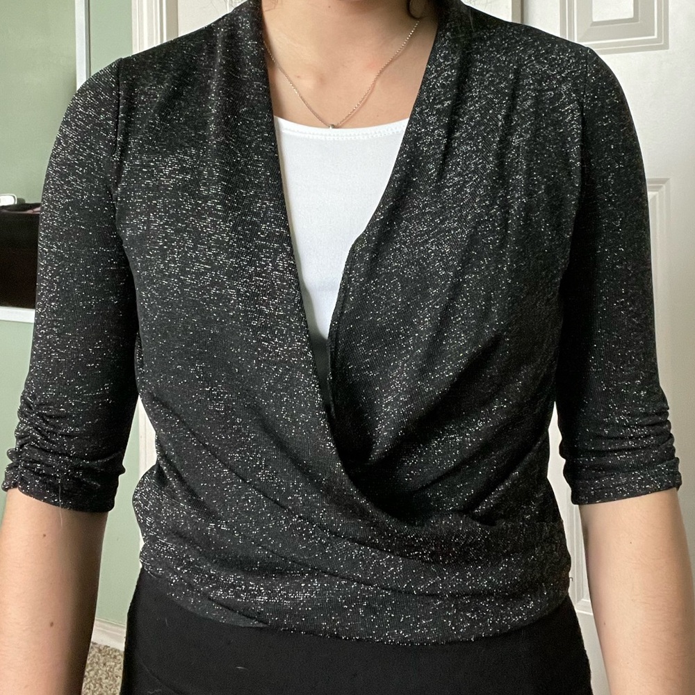 Sparkly fancy top! Cute and comfortable